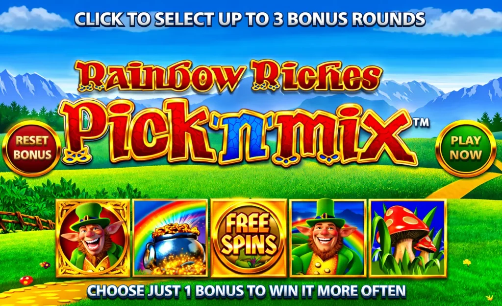 Rainbow Riches Pick 'n' Mix Game